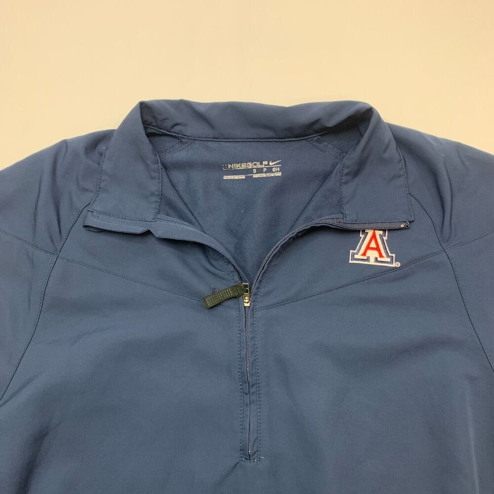 Nike Arizona Wildcats Jacket Mens S Small Navy Blue Golf Windbreaker Pullover - Picture 4 of 12